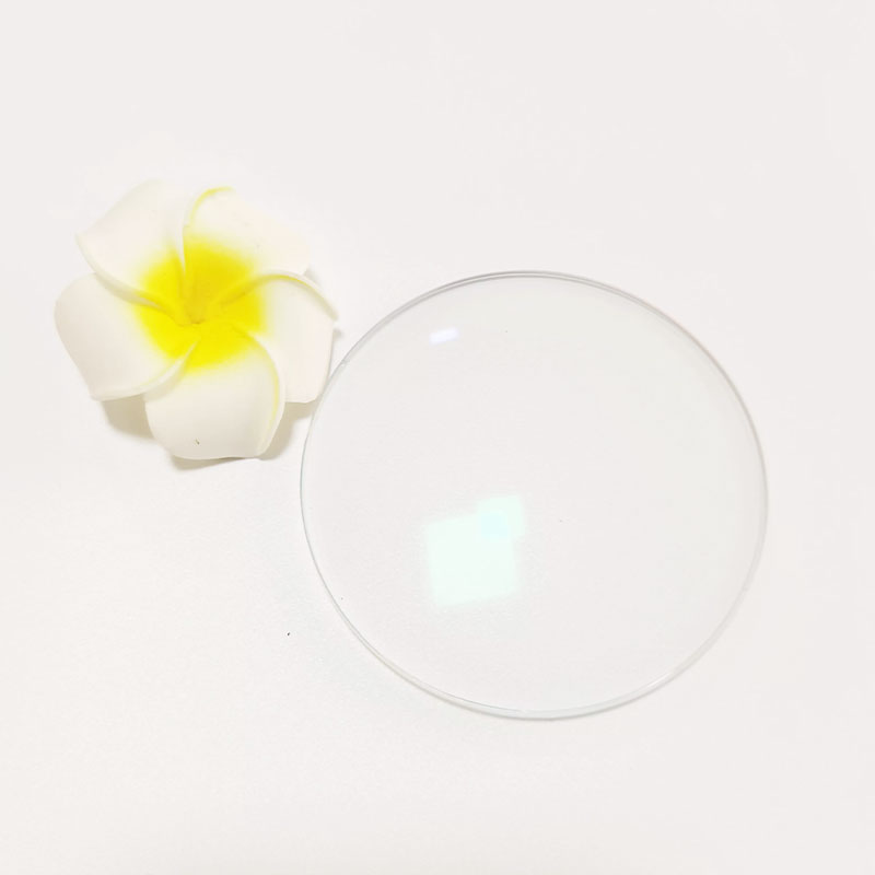 1,74 halfafgewerkte enkelvoudige lens met blauw blok