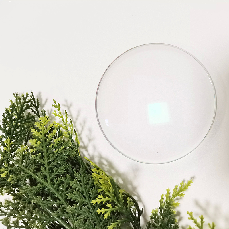 1,74 halfafgewerkte enkelvoudige lens met blauw blok