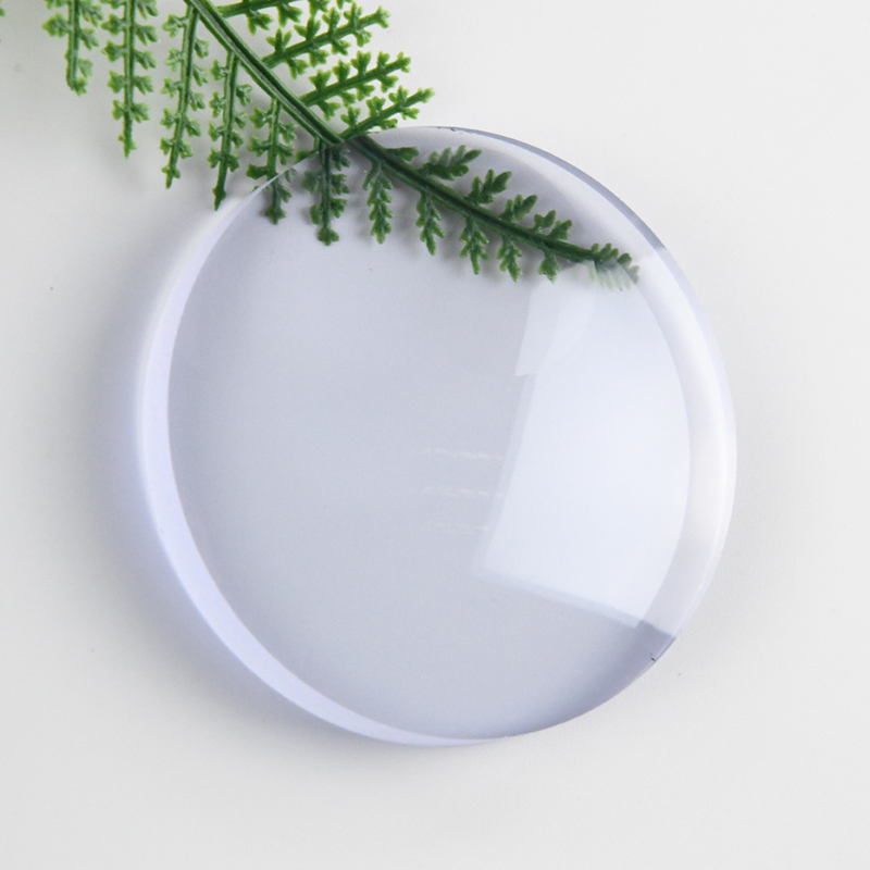 1.60 halfafgewerkte enkelvoudige lens met blauw blok